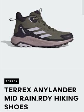 Adidas Terrex Anylander Mid Rain RDY Waterproof Lightweight Hiking Shoe/ Boot